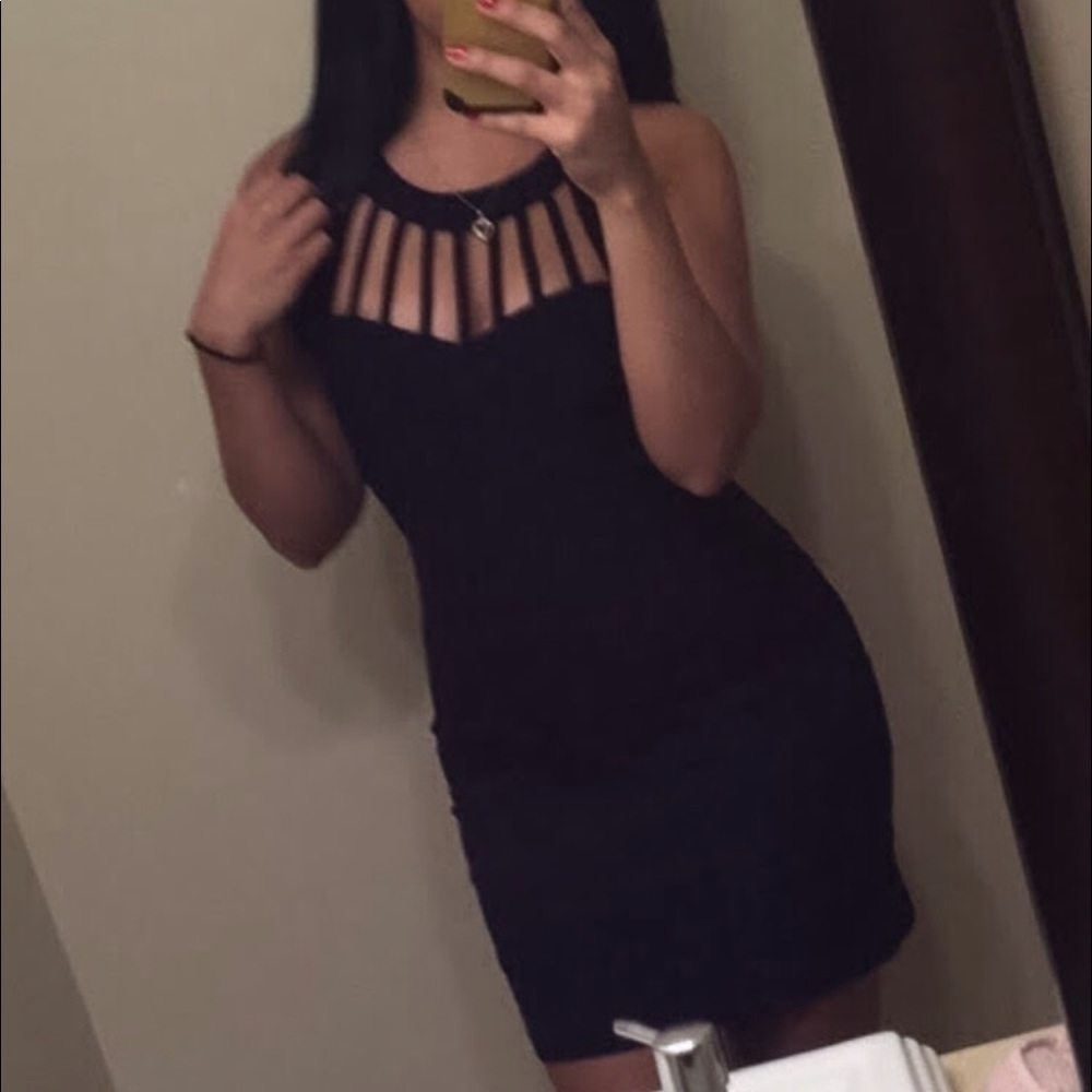 Navy blue dress